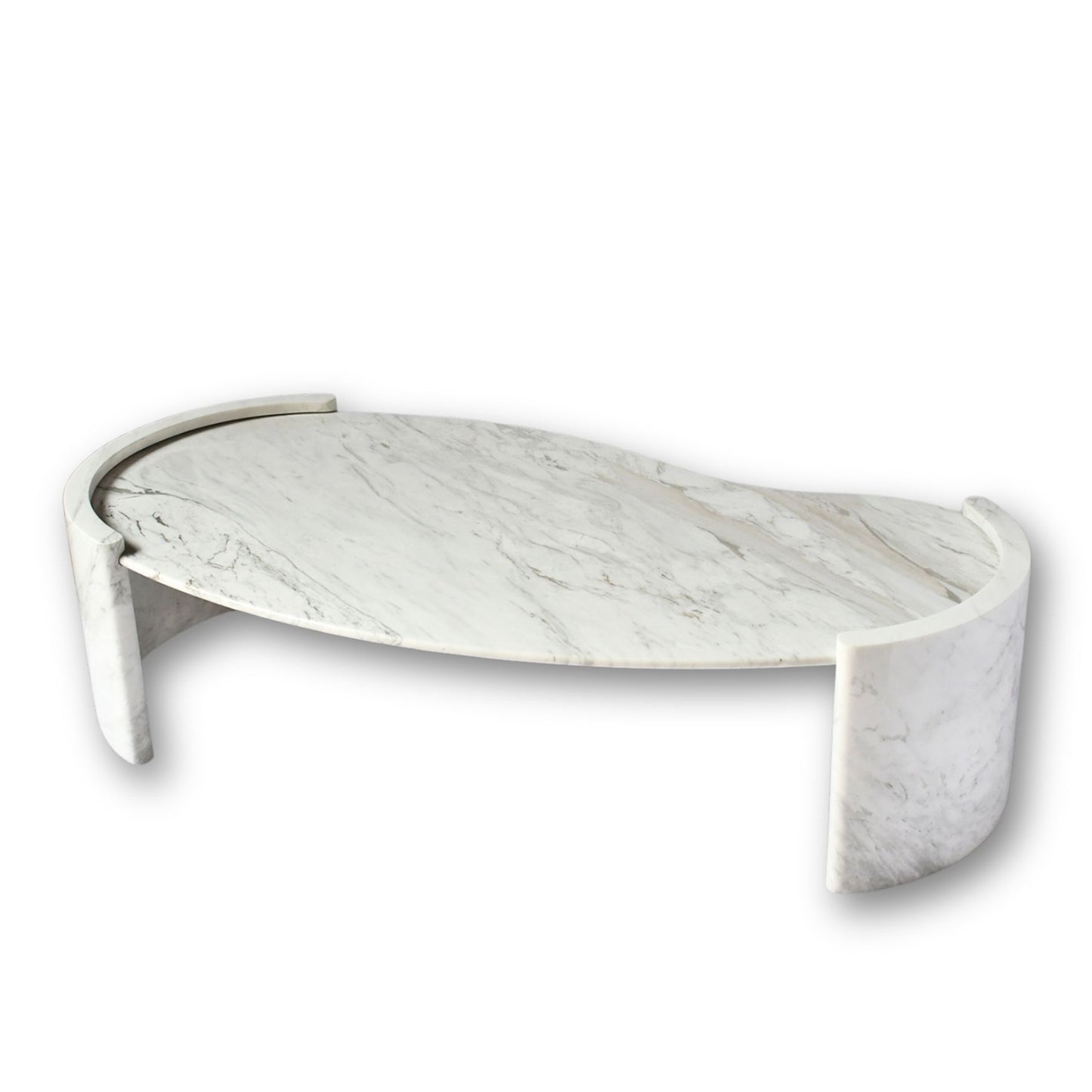 Luxury living room with ISABELLA marble coffee table centerpiece