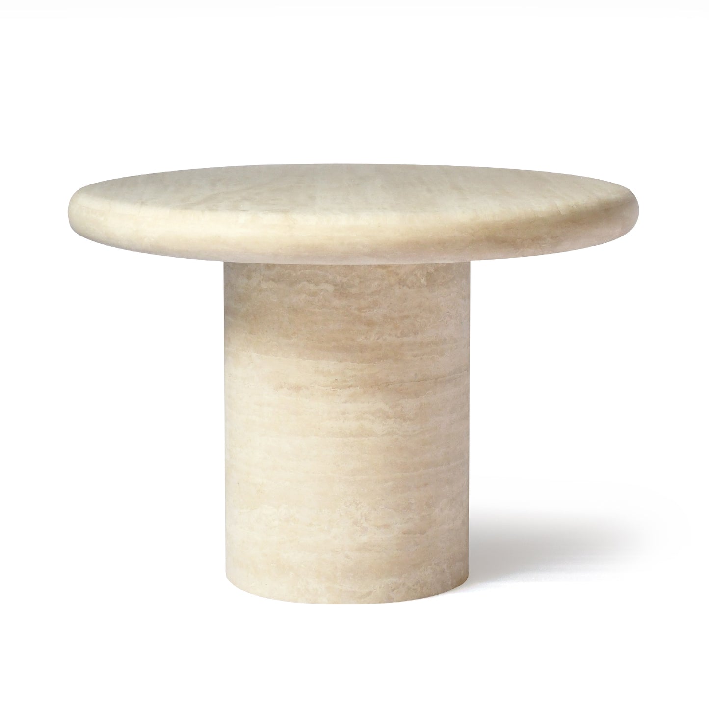 BELLE Dining Table | Natural Travertine | Beige - Home Elements