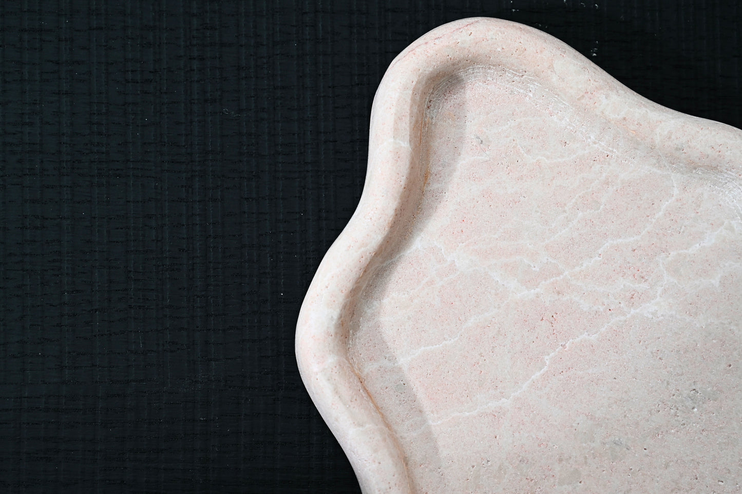 Organic-shaped Marble Tray