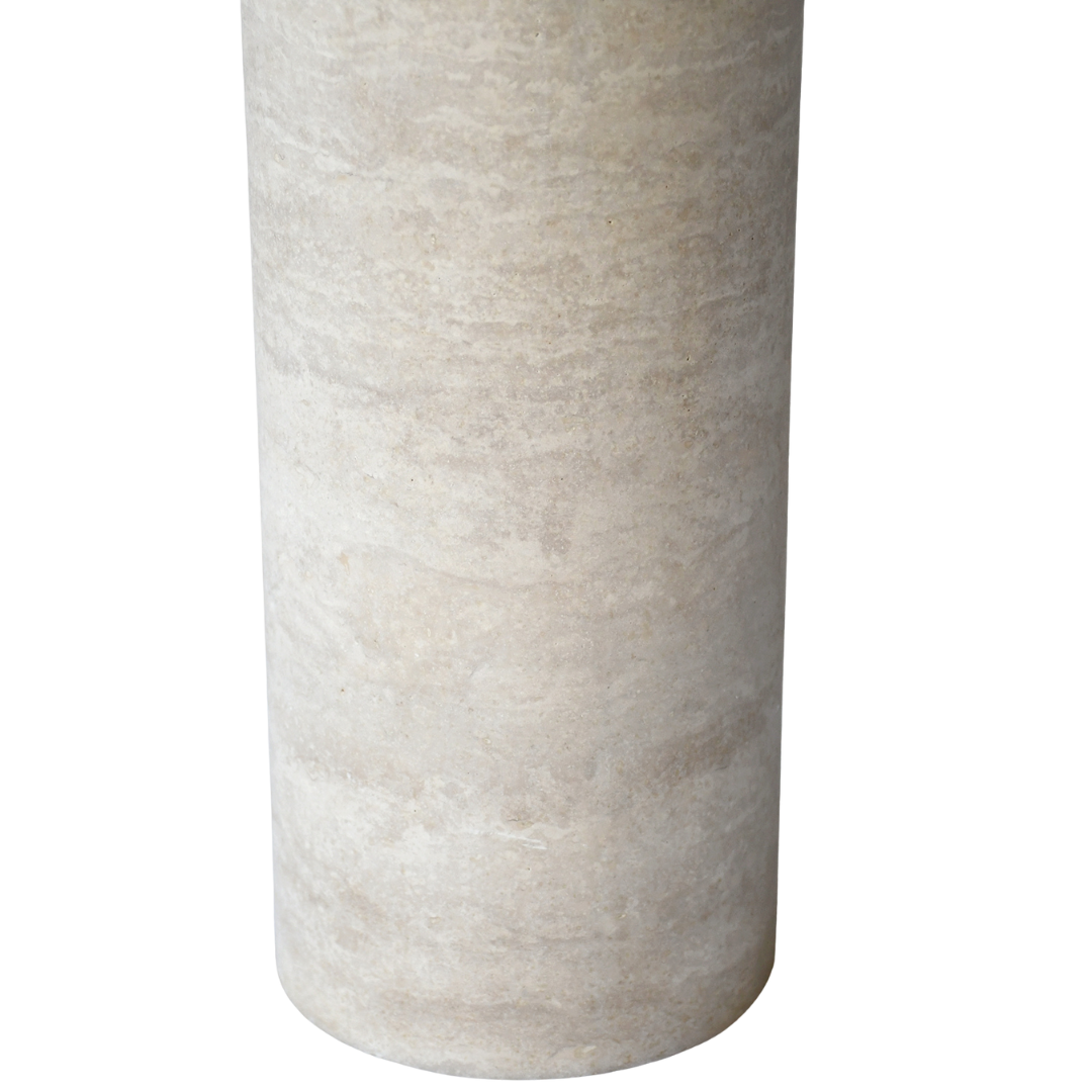 LENA BISTRO TABLE | Natural Travertine | Beige