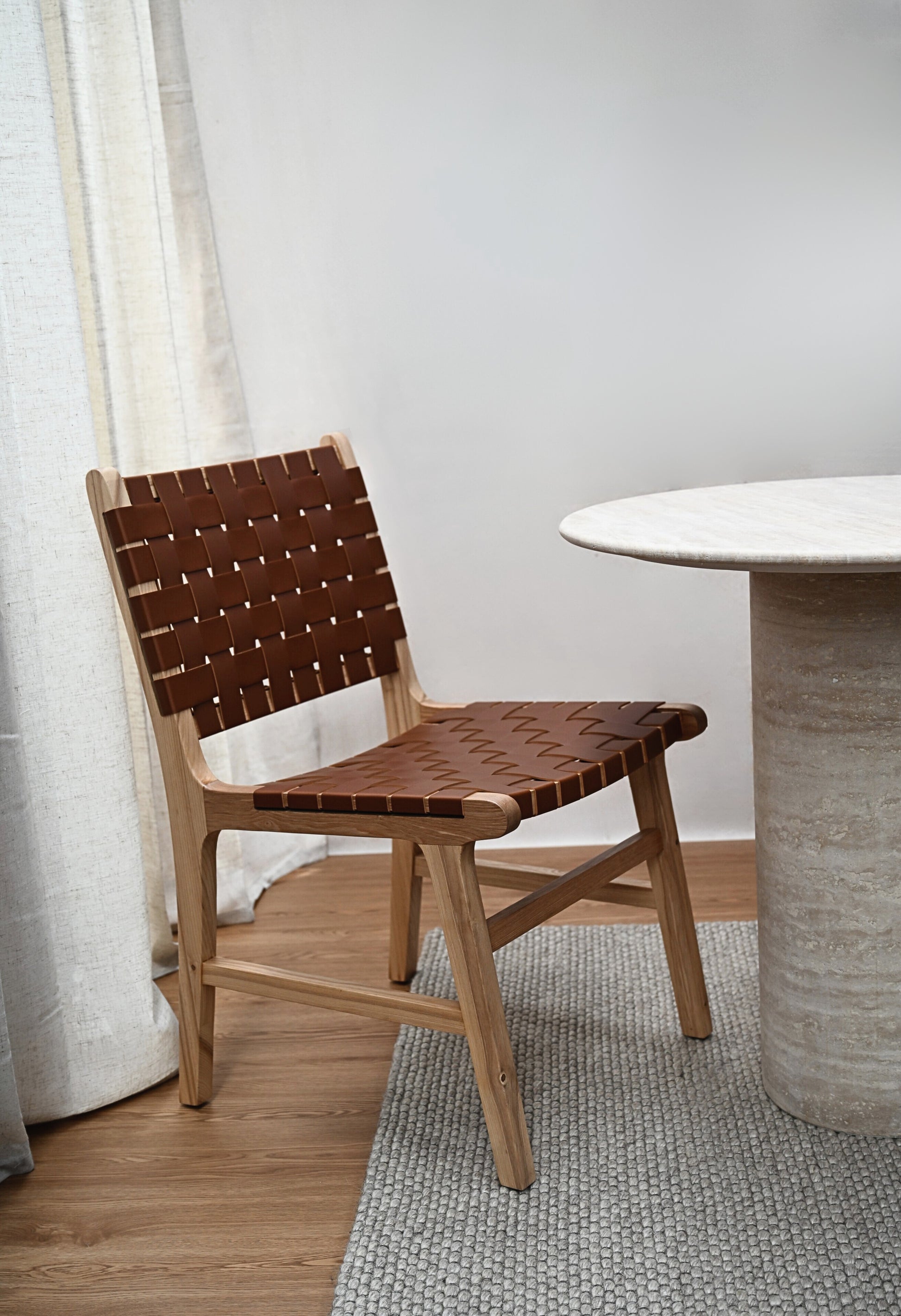 modern wooden dining chair