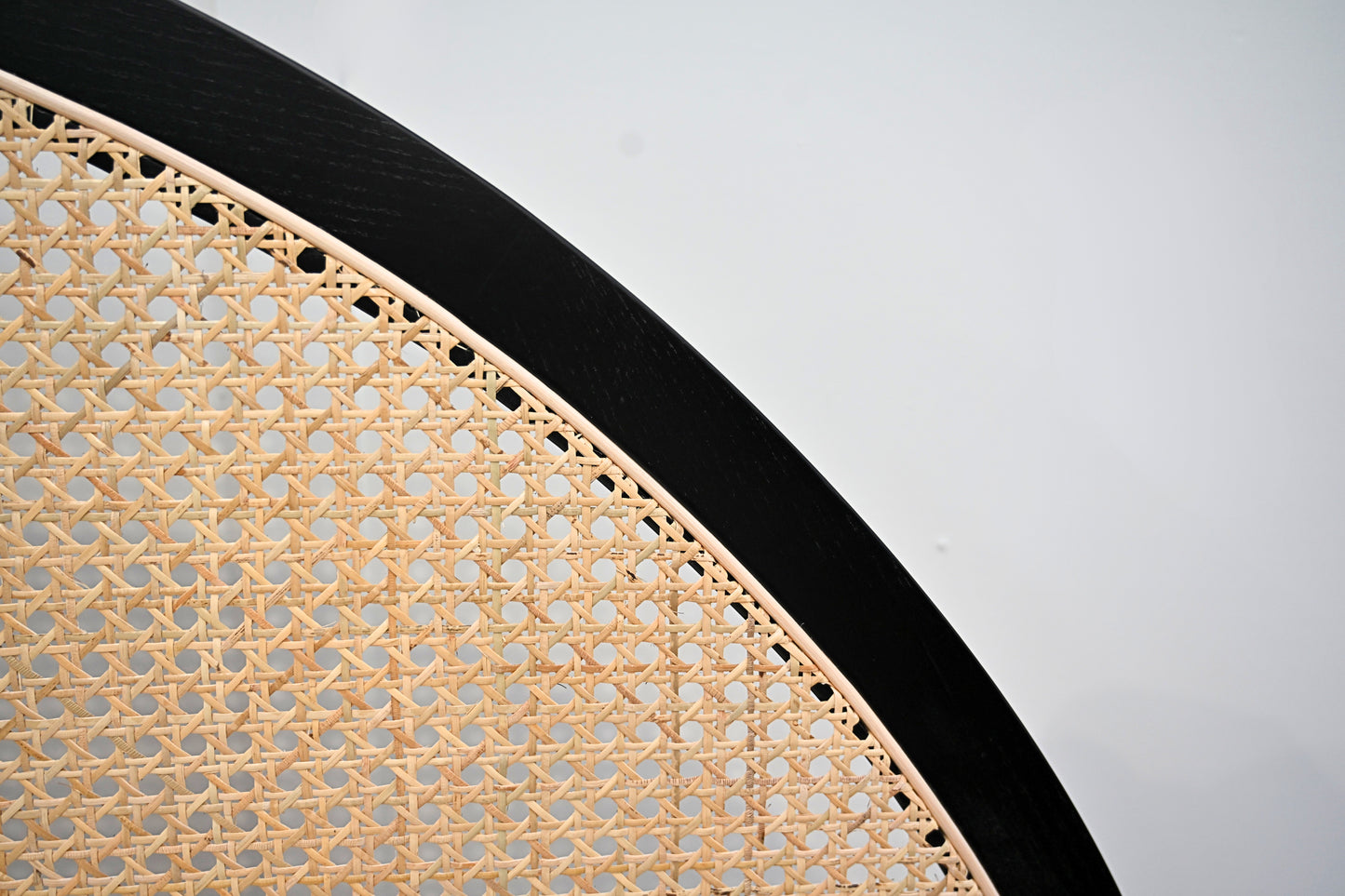 ARCO King Bed | Rattan | Solid wood | Black