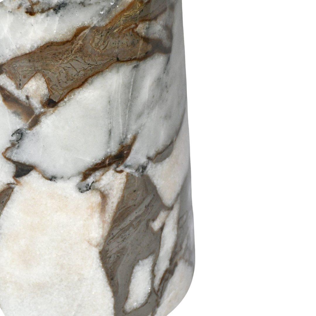 ANNA BISTRO TABLE | Natural Marble | Ocean Storm