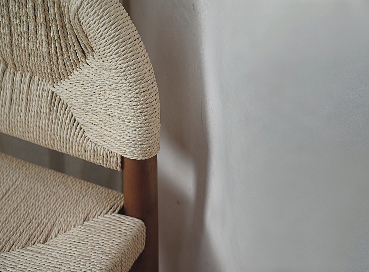 SERA Dining Chairs | Cream & Walnut