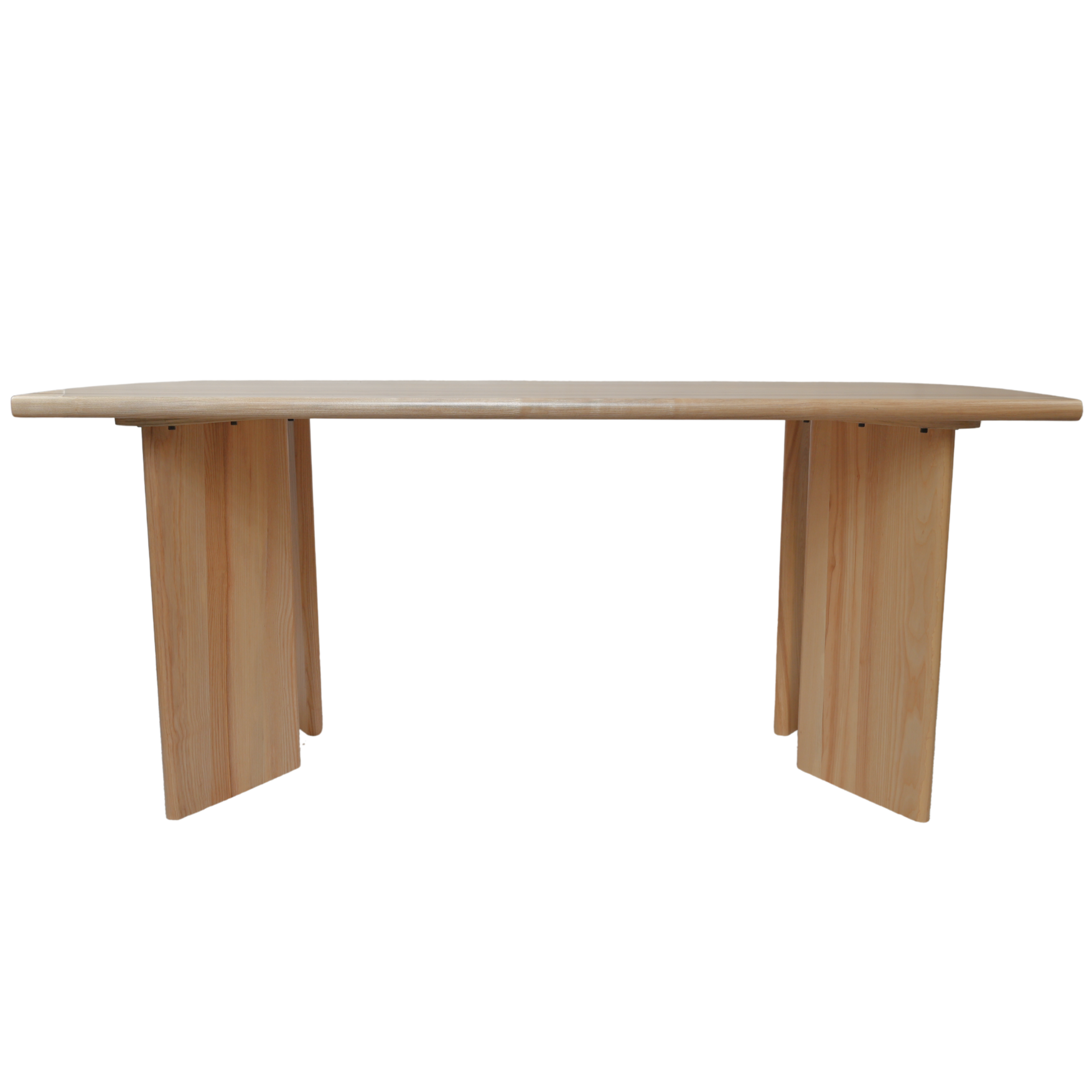 Wooden Dining Table | Solid Ash Wood | Natural