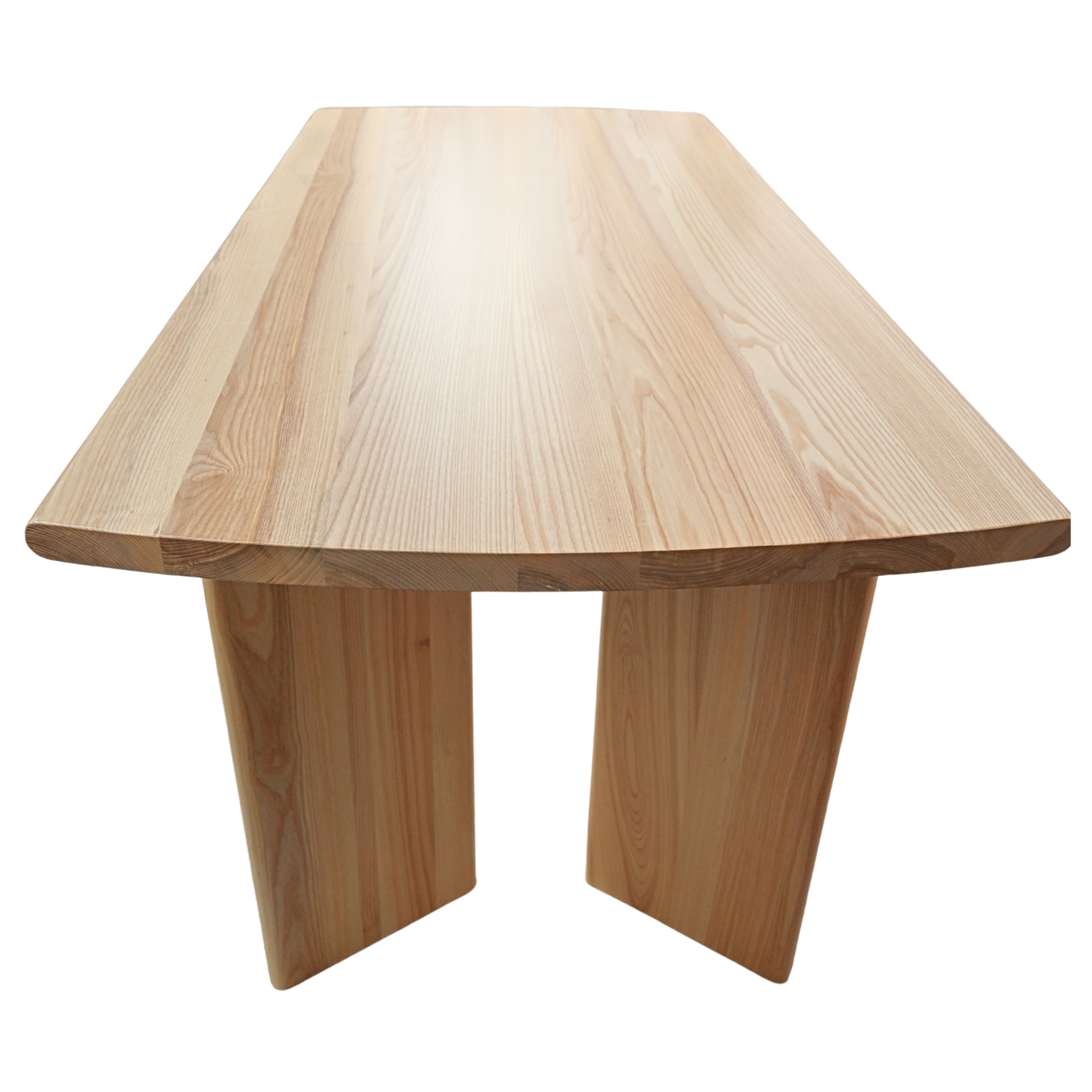 Wooden Dining Table | Solid Ash Wood | Natural