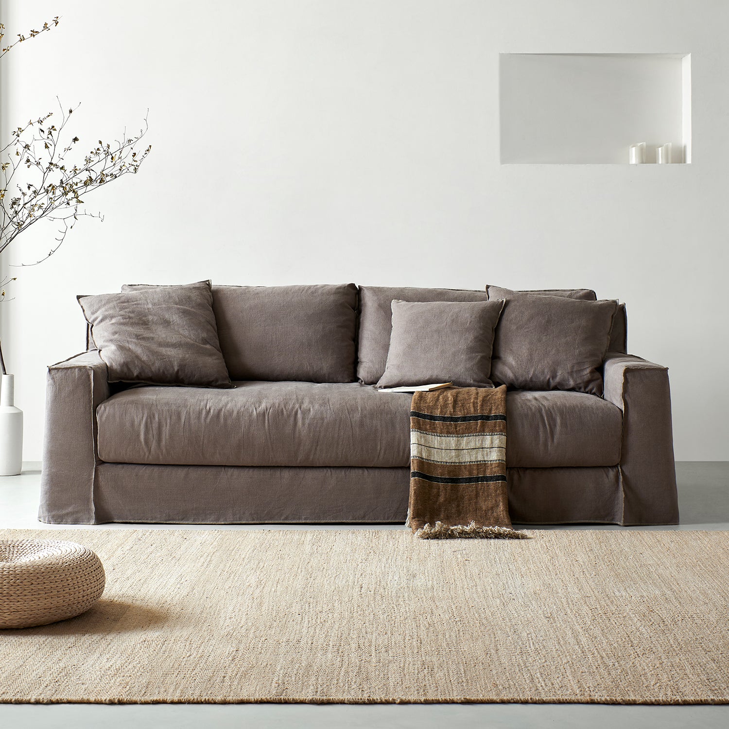 NORA 3.5 Seater Sofa - Home Elements