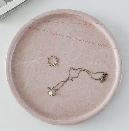 Round Marble Tray