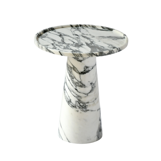 HALO | Side Table | Natural Marble | Arabescato