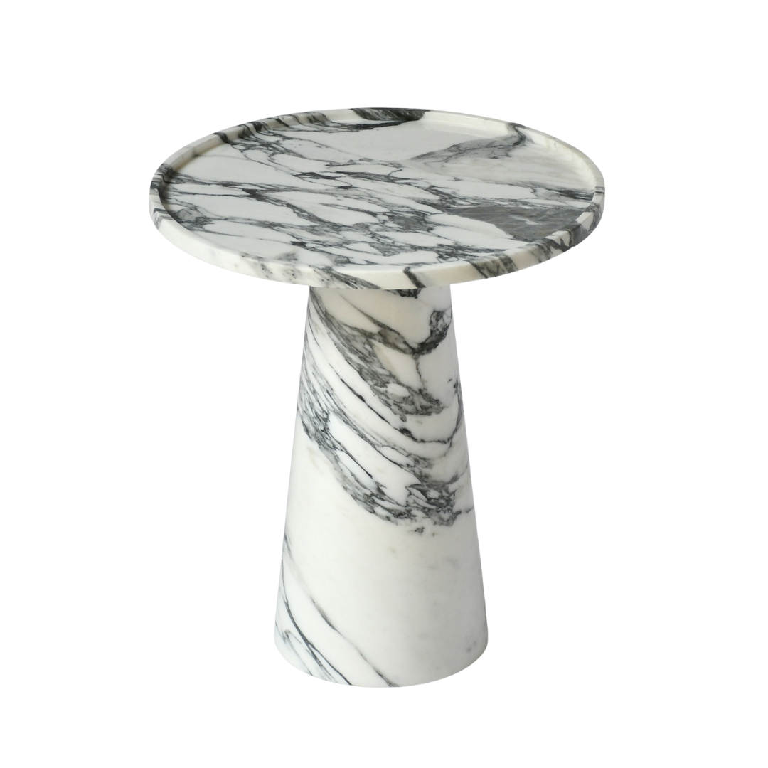 HALO | Side Table | Natural Marble | Arabescato