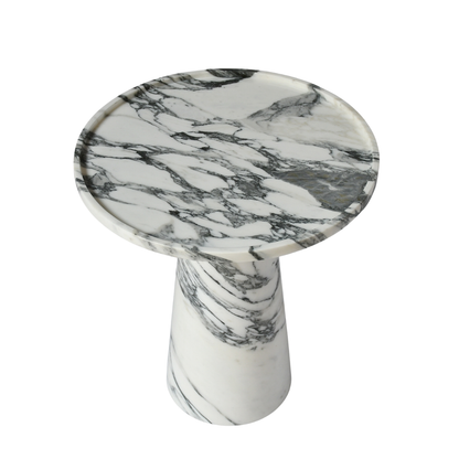 HALO | Side Table | Natural Marble | Arabescato