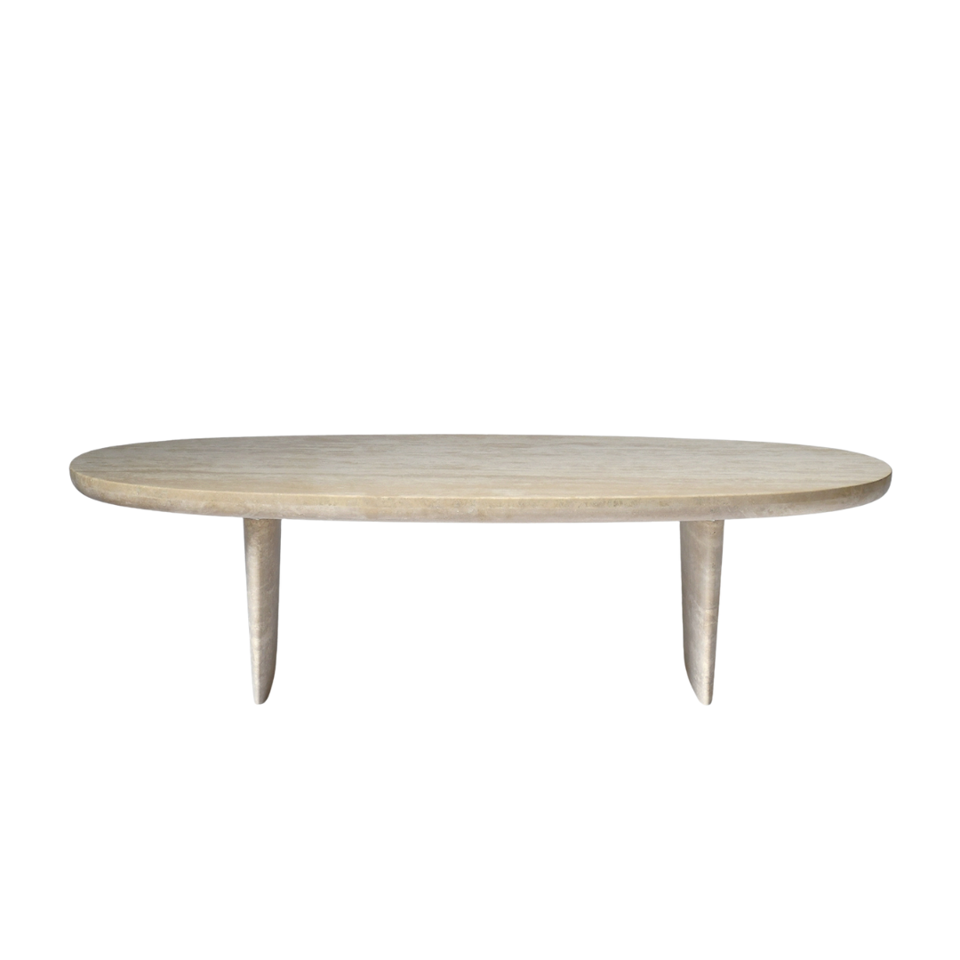 ALMA Coffee Table | Natural Travertine | Beige