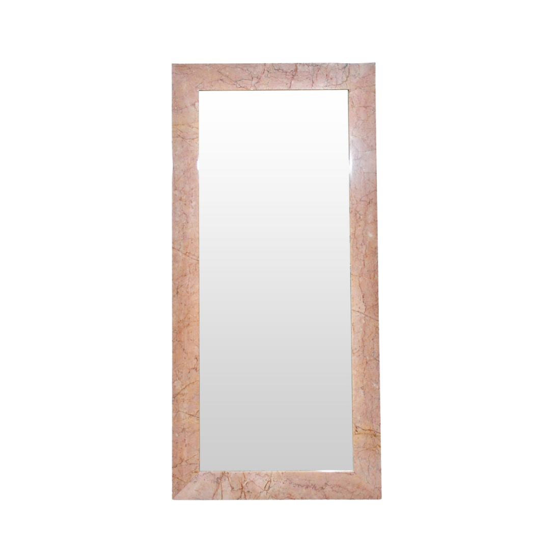 MAIYA Floor Mirror | Natural Marble | Cream Rose