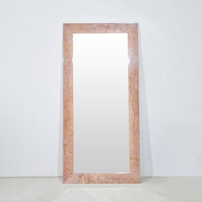 MAIYA Floor Mirror | Natural Marble | Cream Rose