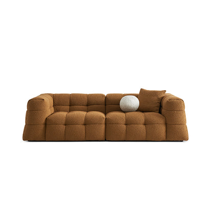 MILO 3 Seater Sofa | Orange Brown - Home Elements