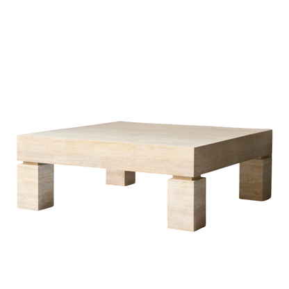Natural Travertine Beige coffee table