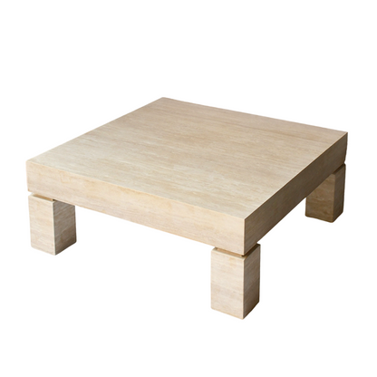 Natural Travertine Beige coffee table