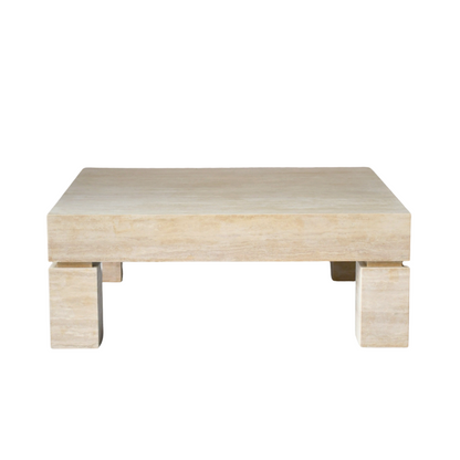 Natural Travertine Beige coffee table