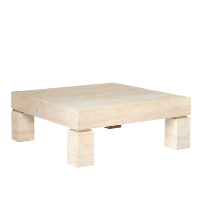 Natural Travertine Beige coffee table
