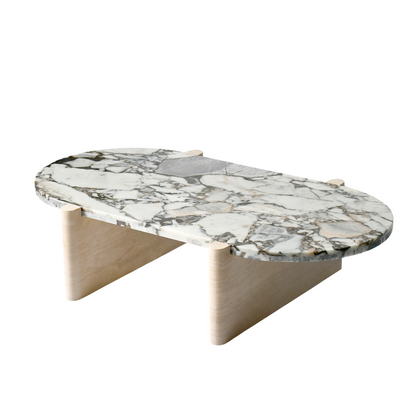 Natural Travertine & Marble coffee table