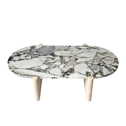 Natural Travertine & Marble coffee table