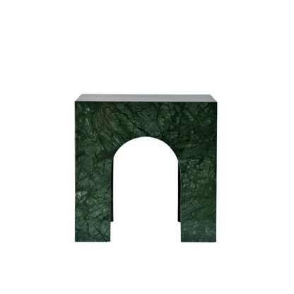 ERA | Side Table | Natural Marble | Imperial Green