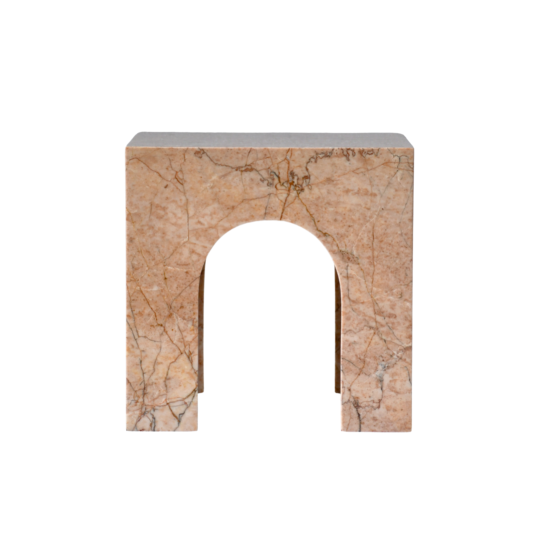 ERA | Side Table | Natural Marble | Cream Rose