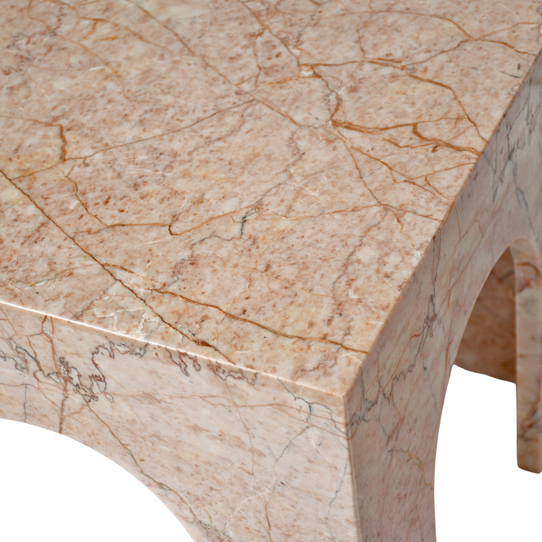 ERA | Side Table | Natural Marble | Cream Rose