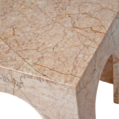 ERA | Side Table | Natural Marble | Cream Rose