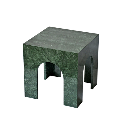 ERA | Side Table | Natural Marble | Imperial Green