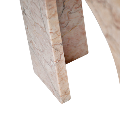 ERA | Side Table | Natural Marble | Cream Rose