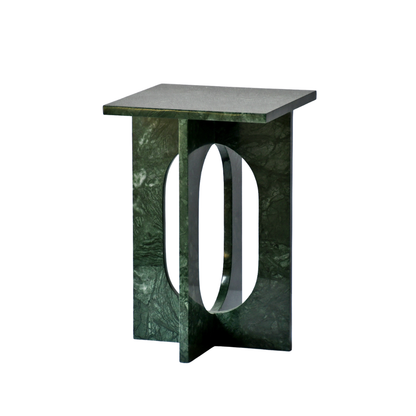 LILA | Side Table | Natural Marble | Imperial Green