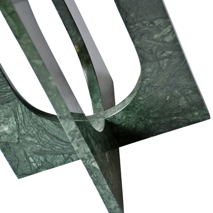 LILA | Side Table | Natural Marble | Imperial Green