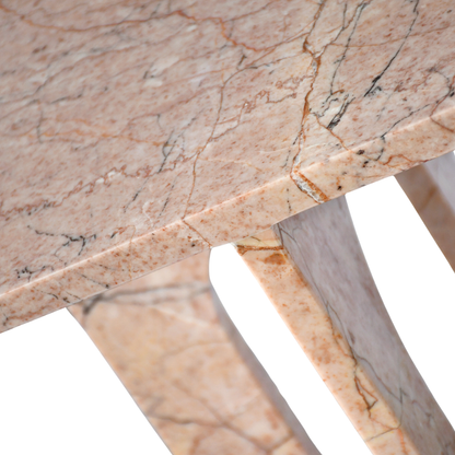 LILA | Side Table | Natural Marble | Cream Rose