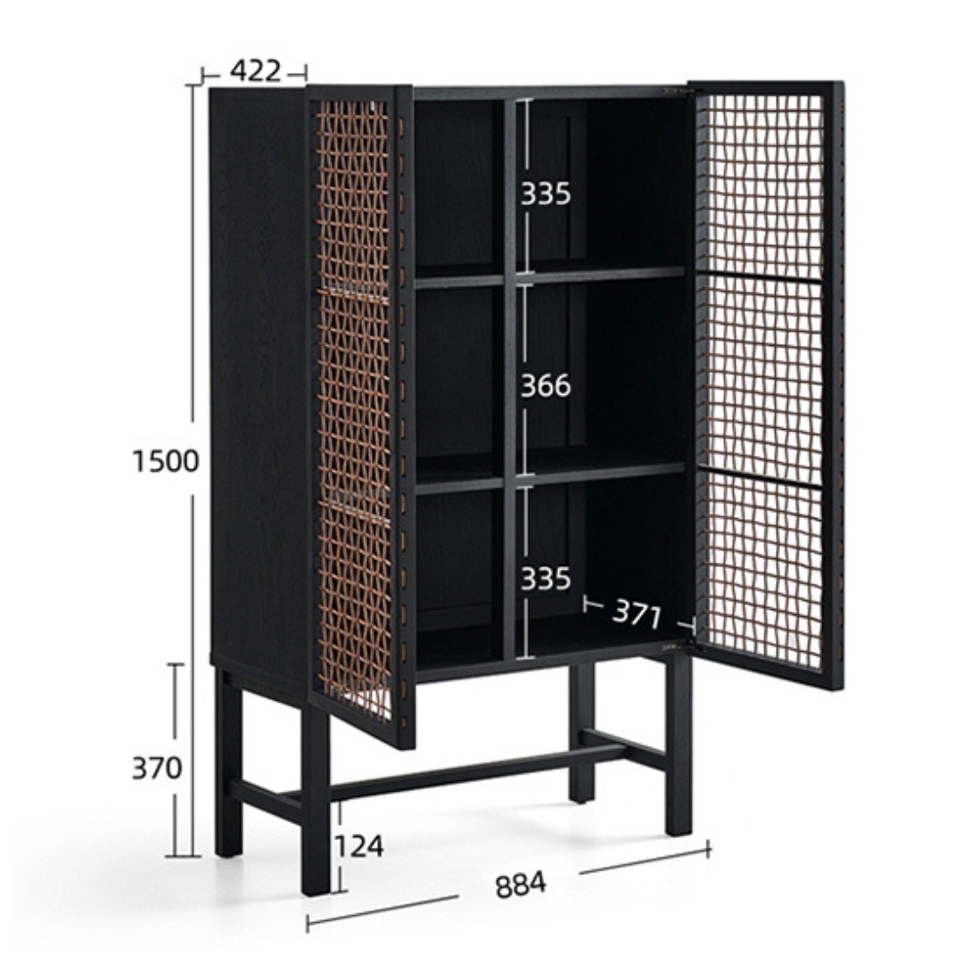 Kaya Rattan Cabinet | sideboard