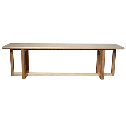 ash wood dining bench seat 160cm