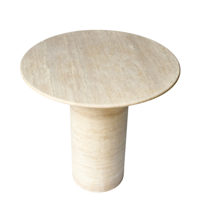 SABLE BISTRO TABLE | Natural Travertine | Beige