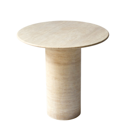 SABLE BISTRO TABLE | Natural Travertine | Beige
