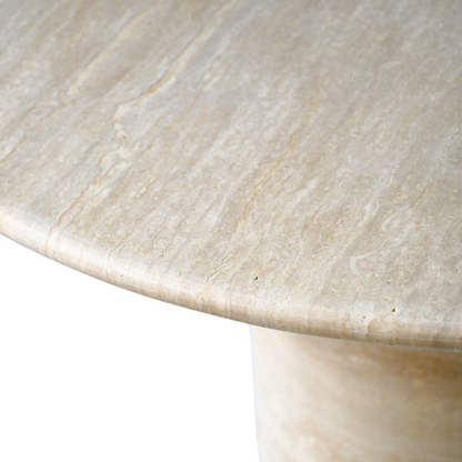 SABLE BISTRO TABLE | Natural Travertine | Beige