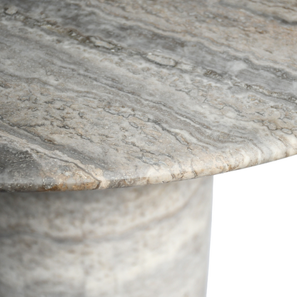 SABLE BISTRO TABLE | Natural Travertine | Grey