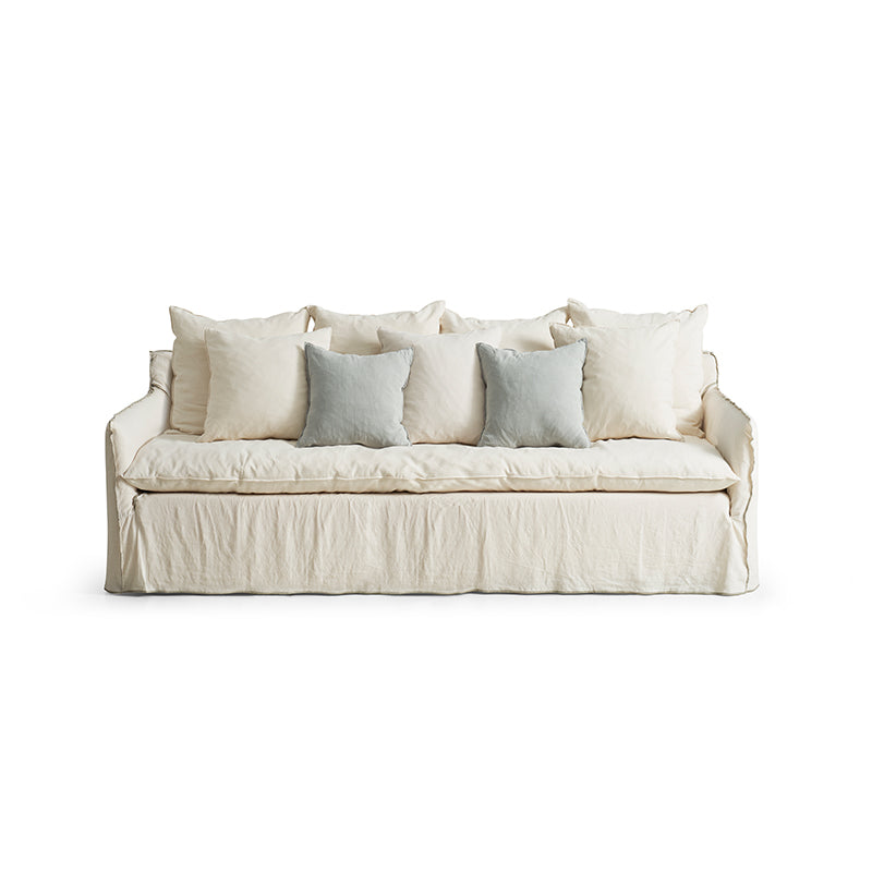 EIRA 2 Seater Fabric Sofa | Oatmeal White | 2220mmX1030mm