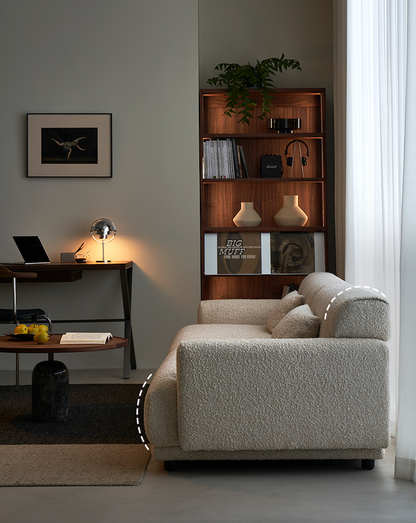 ZANE 3 Seater Sofa | Cream White - Home Elements