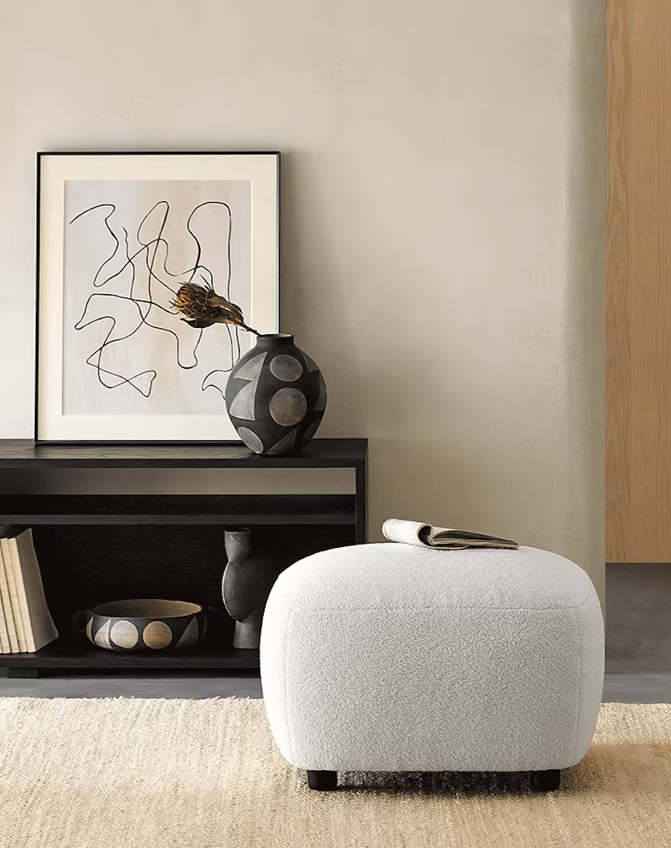 KIRA Armchair with Ottoman - Home Elements