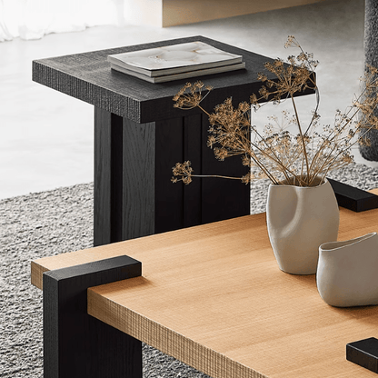 KAITO Side Table | Wood | Black - Home Elements