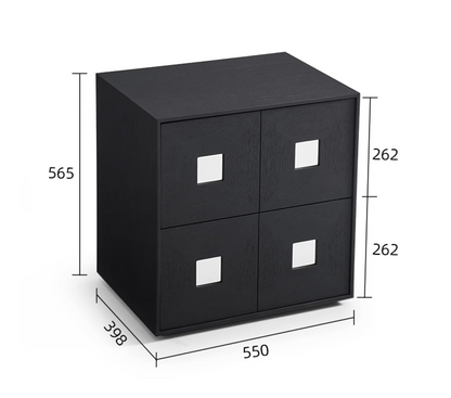 PUZZLER Buffet Table | Entertainment Unit | Black - Home Elements
