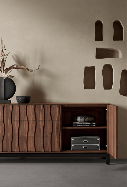 NEWTON Buffet Table | Walnut wood - Home Elements