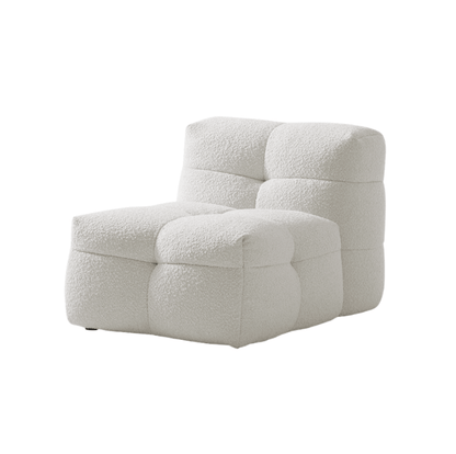 Luxurious OLLIE single seater sofa with tufted design
