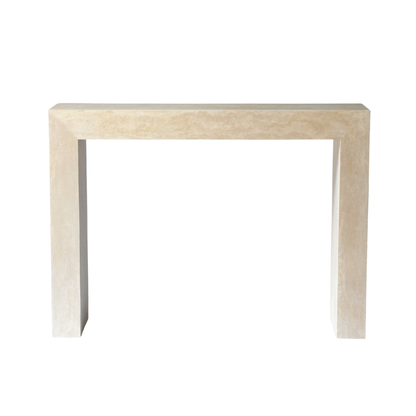 SORA Hall Table | Console Table | Natural Travertine | Beige
