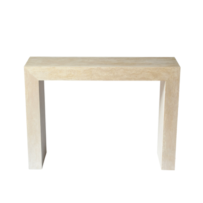 SORA Hall Table | Console Table | Natural Travertine | Beige