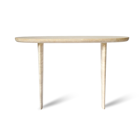 ALIA Hall Table | Console Table | Natural Travertine | Beige